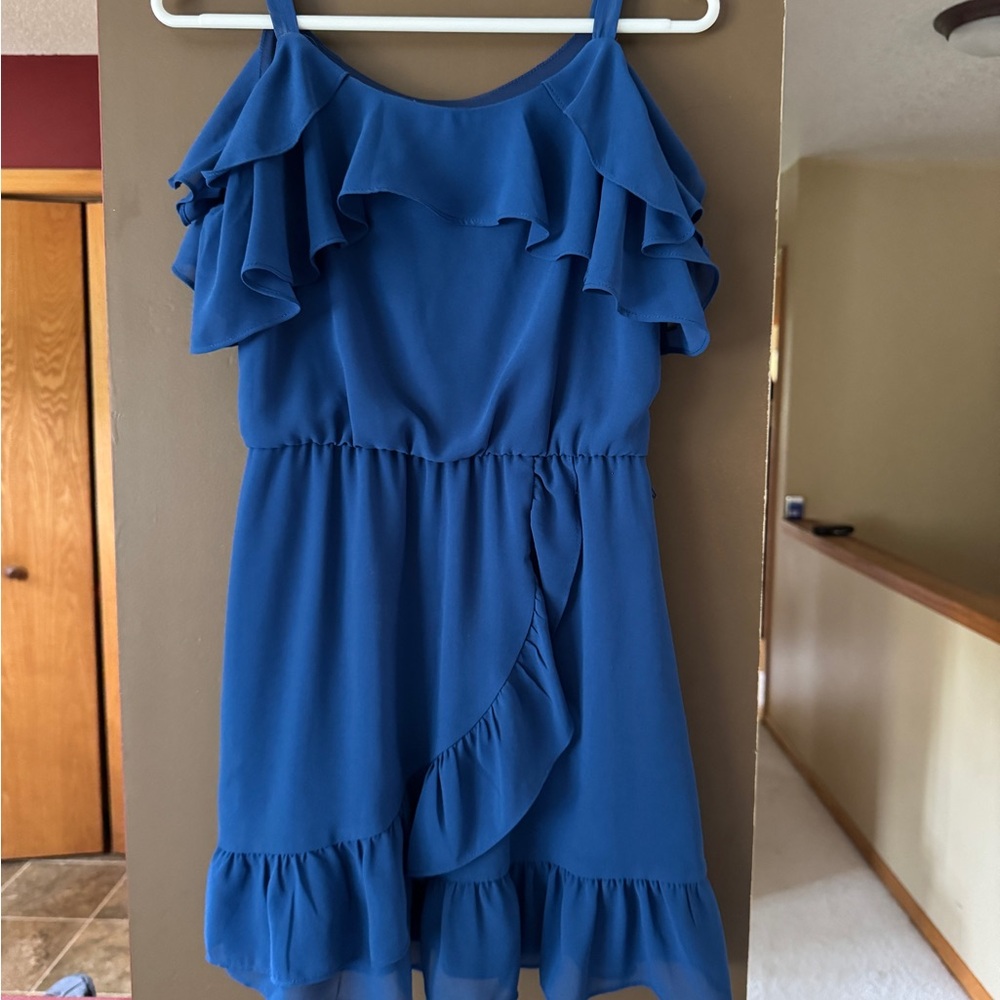 Iz Byer Royal Blue Dress